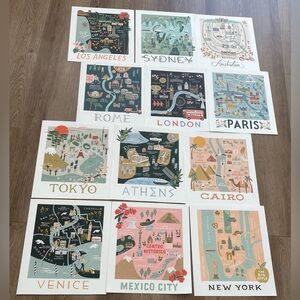 Rifle Paper Co Travel Posters